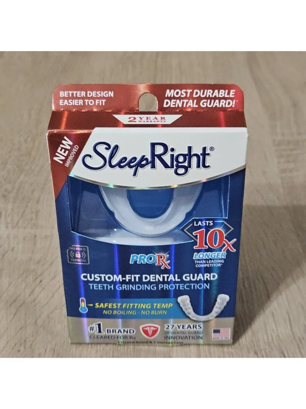 SleepRight Prorox Custom-Fit Dental Guard Nighttime Teeth Grinding Protection